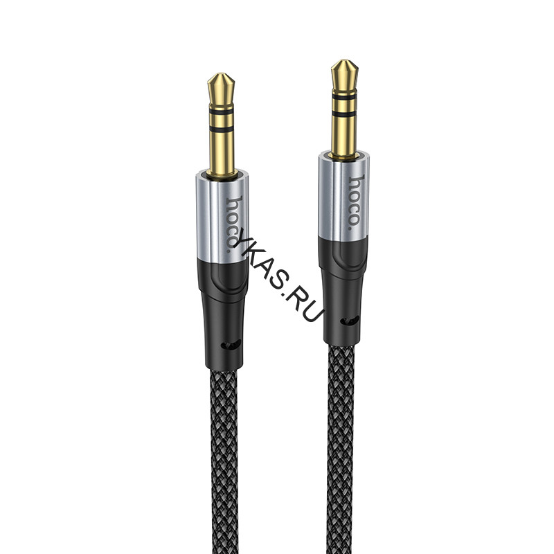 Кабель стерео HOCO UPA26   AUX-AUX  1м. черный