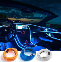 Подсветка салона светодиодная в прикуриватель 2м. зеленый