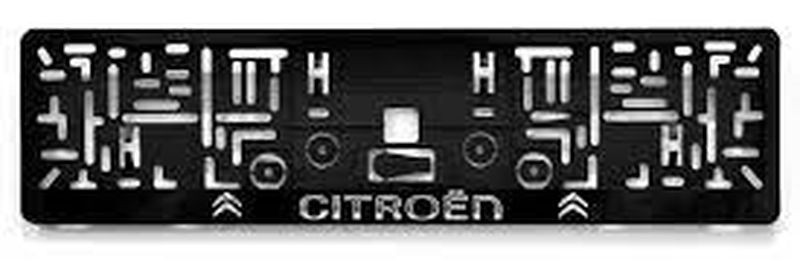 Рамка номера пластик  CITROEN  (книжка)