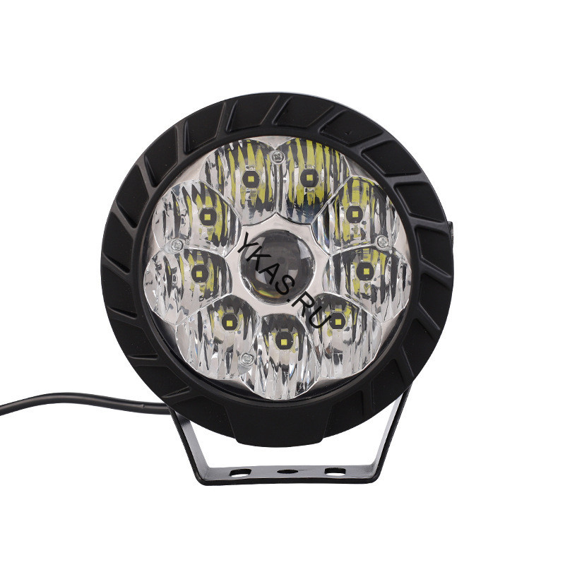 Фара Off Road   SOLAR  дальный свет  10 SMD, 50W, ЛИНЗА 5D 8000LM, 6000K  (140х65мм) белый  12-24V