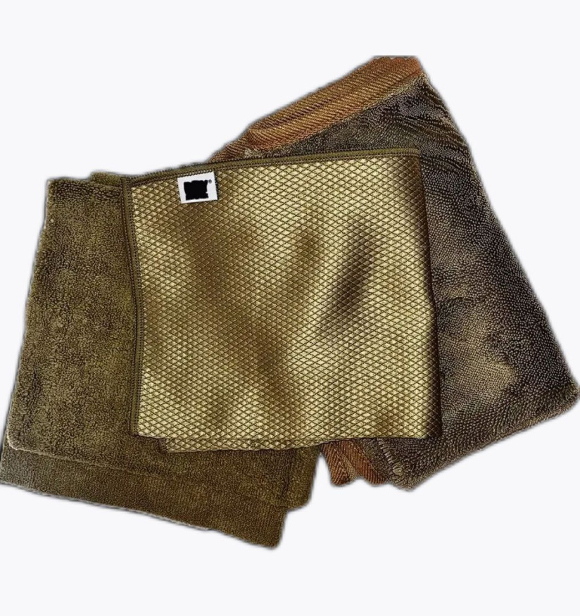 Салфетки из микрофибры в наборе   DRY MONSTER  3шт фисташковый (для стекла/кузоваинтерьера)