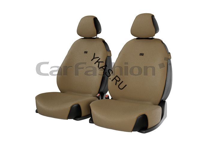 Накидки Фронт  «FORUM FRONT» Бежевый/LOGO Серый