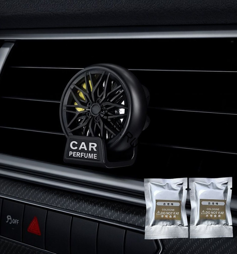 Осв.возд. CAR PERFUME диск, желтый  (на дефлектор)