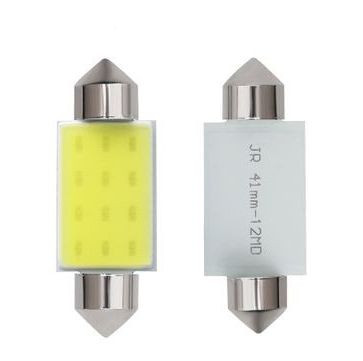 SOLAR  Свет-од  12V  T11x41  COB C5W  SV8.5 белый