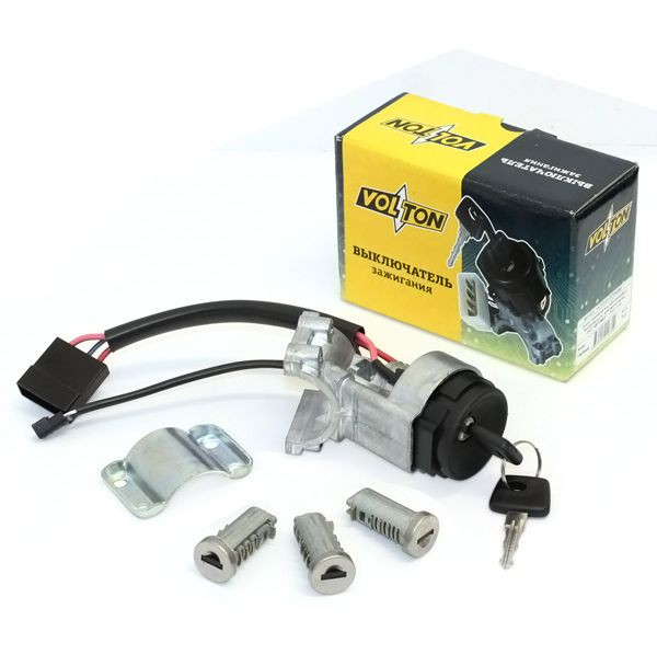 VLT Замок зажигания  ВАЗ-2123,1118 в сборе с личинками дверей под электроприв.