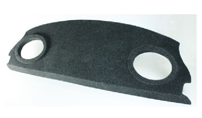 Полка акустическая  LADA Калина 1118 (Седан)  дсп/мдф (15-20мм)  , карпет  Черный