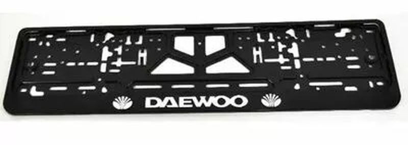 Рамка номера пластик  DAEWOO  (книжка)
