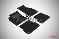 Коврики текстильн. Audi A-6 / Allroad 2004-2011г. /компл.4шт./осн.резин./ LUX