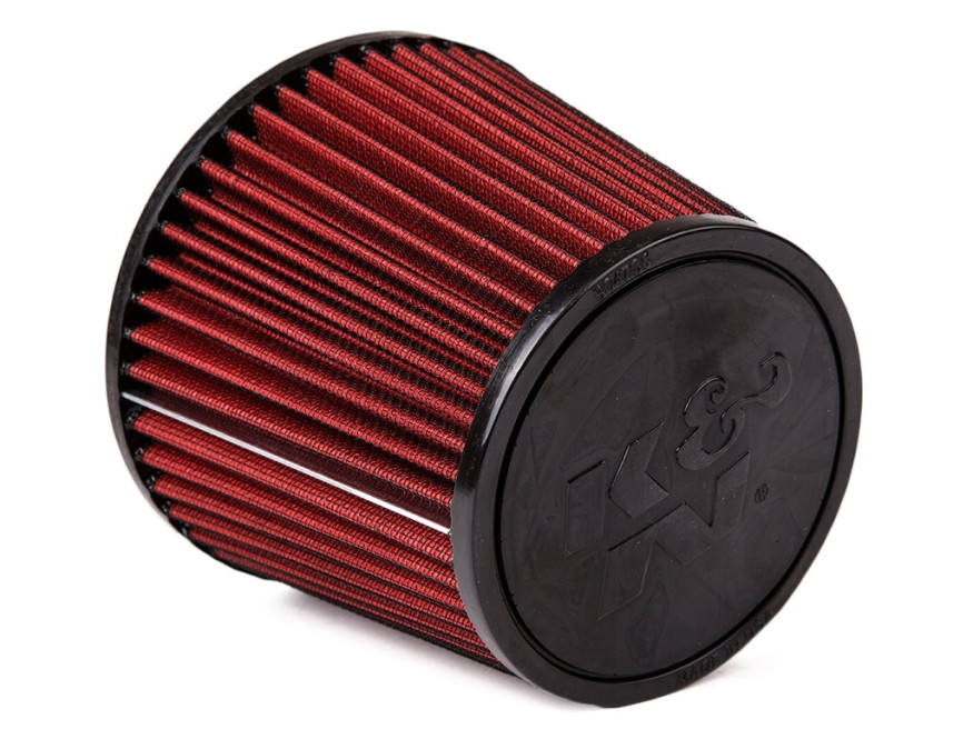 Фильтр нулевого сопротивления K&amp;N, вход 76мм. (16*16*17,5см) красный