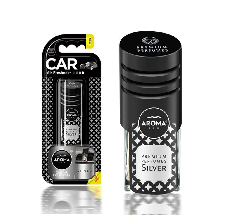 Осв.воздуха  AROMA CAR  Prestige Vent "Silver"  (на дефлектор)