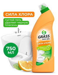 GRASS Средство для чистки сантехники "DOS-GEL" гель (флакон 750 мл)  Сила цитрусов