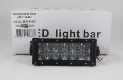 Фара Off Road SOLAR дальный свет 12SMD, 36W, ЛИНЗА 5D 2520LM, 6000K (195х85х75мм) 12V