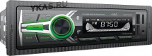 Автомагн.  AURA AMH-101BT Black/Green USB/SD ресивер , 4х51 Вт