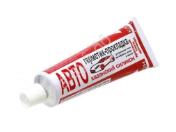 Герметик - прокладка АВТОСИЛ (г.Казань) термостойкий, силиконовый красный  60г.