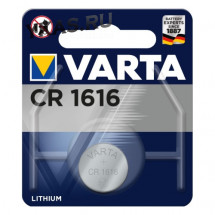 Батарейки Varta   круглые CR1616 цена за 1шт.
