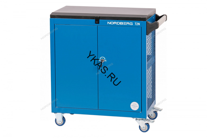 Тележка инструментальная NORDBERG T2N (3 полки с дверцами)