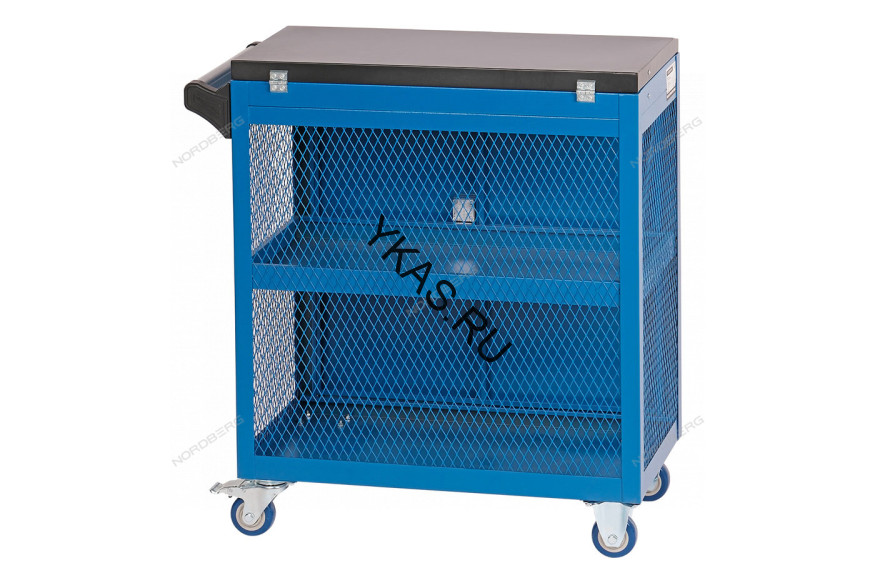 Тележка инструментальная NORDBERG T2N (3 полки с дверцами)