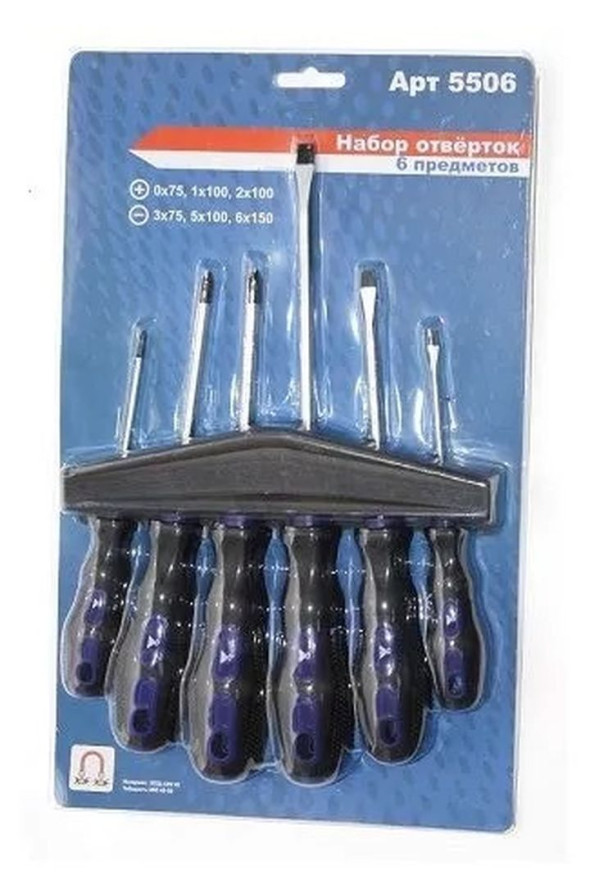 М5. Набор отверток 6 предм. блистер