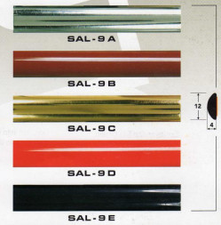 Молдинг Sal-  9D (75m) красн.  (цена за 1метр) отпускаем кратно бухте