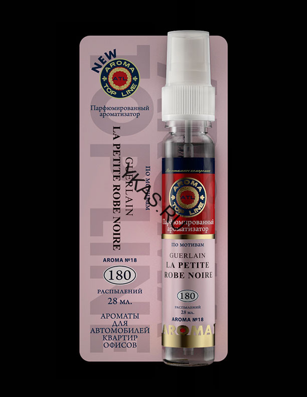 Осв.возд.  AROMA  Topline  Спрей Женская серия  №18  La Petite Robe Noir