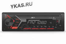 Автомагн.  ACV-814BR  (красный)  USB/SD/FM ресивер Bluetooth