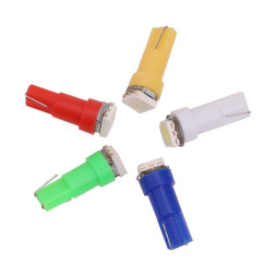 SOLAR Свет-од 12V T5 1 SMD W2.x4.6d желтый (цена за 10шт)