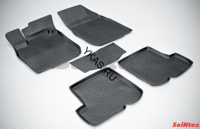 Коврики резиновые   Renault Sandero с 2009г.-  БОРТ