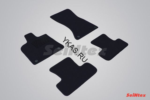 Коврики текстильн. Audi Q5 I 2008-2015г. /компл.4шт./осн.резин./  LUX