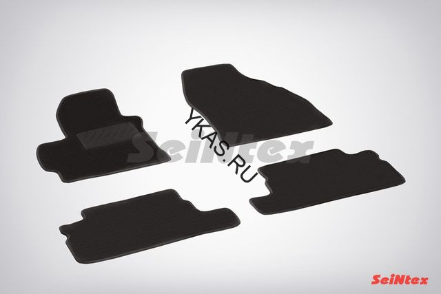 Коврики текстильн. Toyota Corolla X 2007-2013г.  /компл.5шт./осн.резин./ LUX