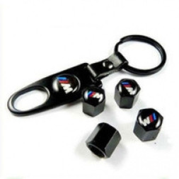 Брелок-ключ + колпачок на ниппель 4 шт CHANGAN  (черный)