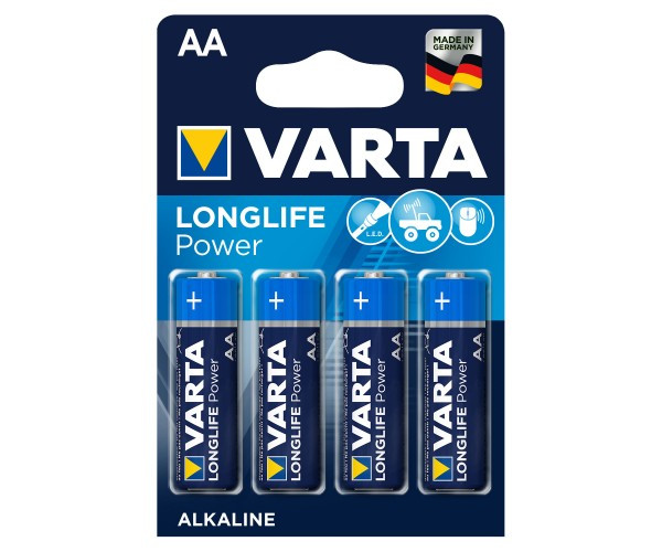 Батарейки Varta   AA   (Пальчиковые) LR06  LongLife Power цена за 4шт./бл