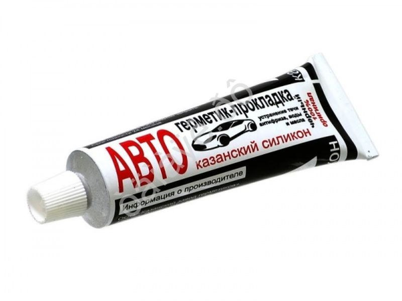 Герметик - прокладка АВТОСИЛ (г.Казань) термостойкий, силиконовый чёрный  60г.