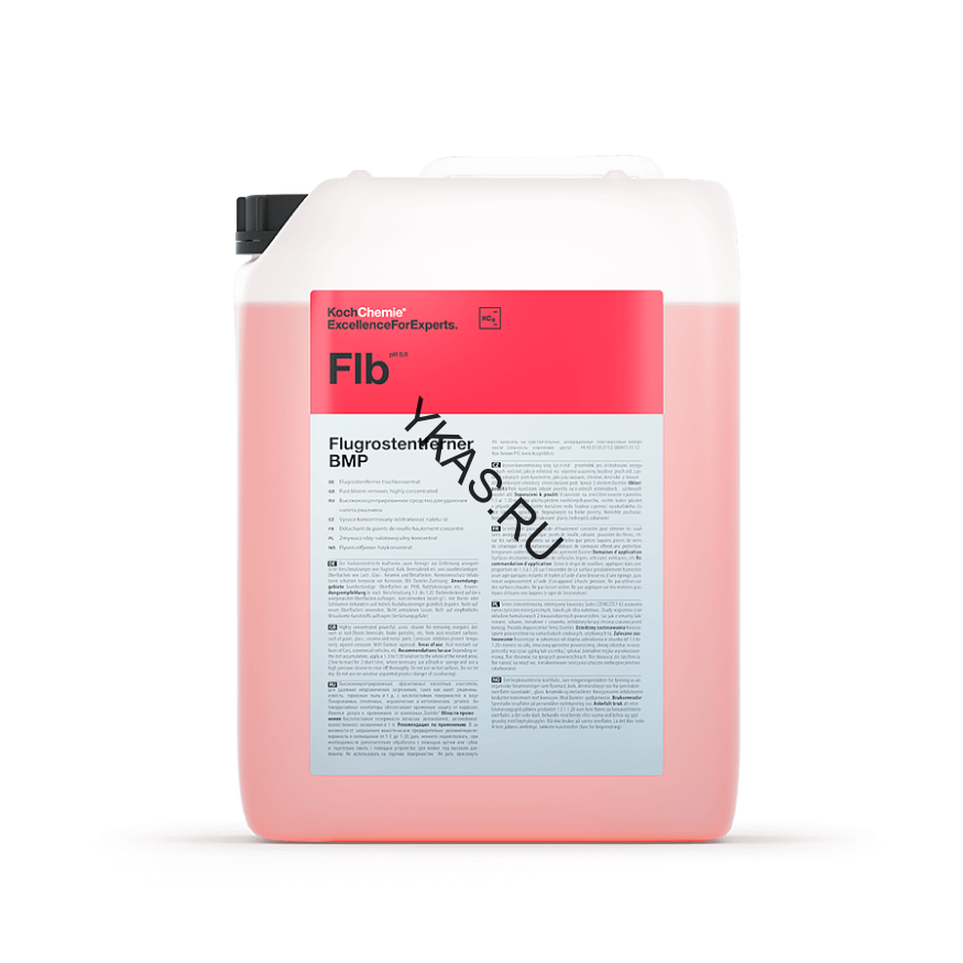 FLUGROSTENTFERNER BMP - Безопасное удаление ржавого налёта и вкраплений в ЛКП, промышленной копоти (12 кг) 224012