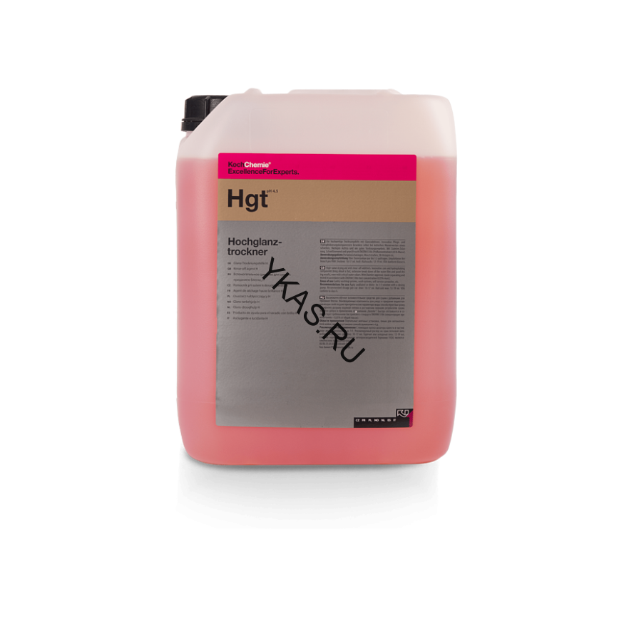 HOCHGLANZTROCKNER - Сильно концентрированный горячий воск для вспомогательной сушки ЛКП автомобиля, (10 л). 178010