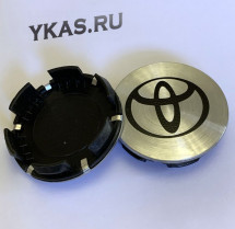 Заглушка (колпачок) на литой диск мод. TOYOTA  серебро  ( D58/D52)