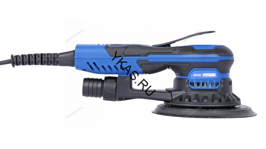 Эксцентриковая шлифмашина NORDBERG NE455 (ход 5 мм, диск 150 мм, 4000-10000 об/мин)