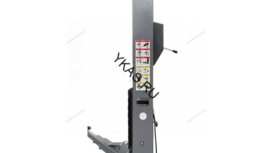 Двухстоечный подъемник Nordberg N4124H1-4T с верхней синхронизацией (4,1 м, подхваты 3+2)