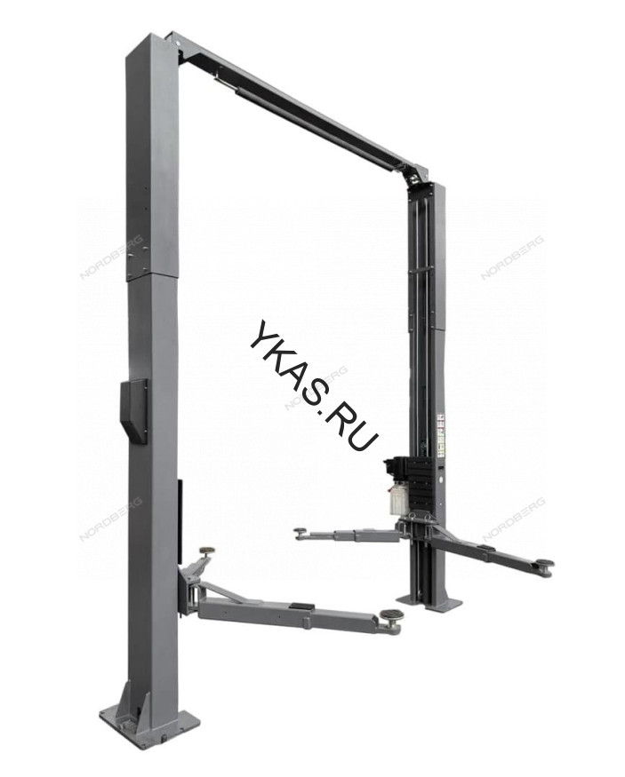 Двухстоечный подъемник Nordberg N4124H1-4T с верхней синхронизацией (4,1 м, подхваты 3+2)