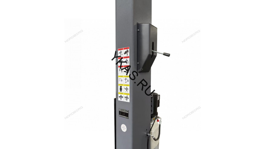 Двухстоечный подъемник Nordberg N4124H1-4T с верхней синхронизацией (4,1 м, подхваты 3+2)