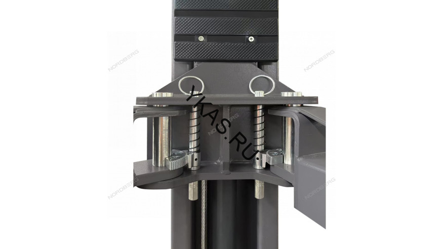 Двухстоечный подъемник Nordberg N4124H1-4T с верхней синхронизацией (4,1 м, подхваты 3+2)