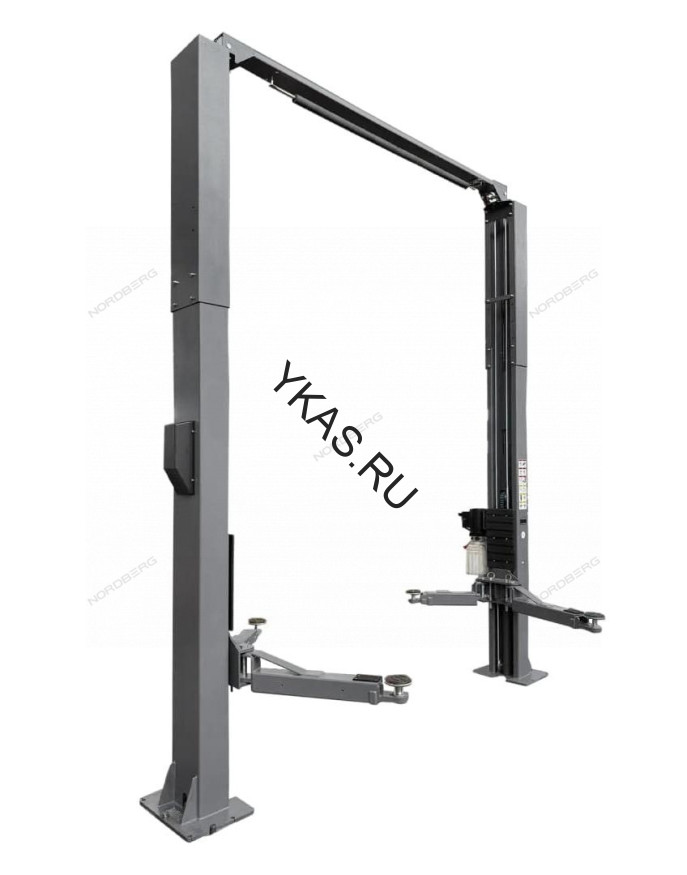 Двухстоечный подъемник Nordberg N4124H1-4T с верхней синхронизацией (4,1 м, подхваты 3+2)