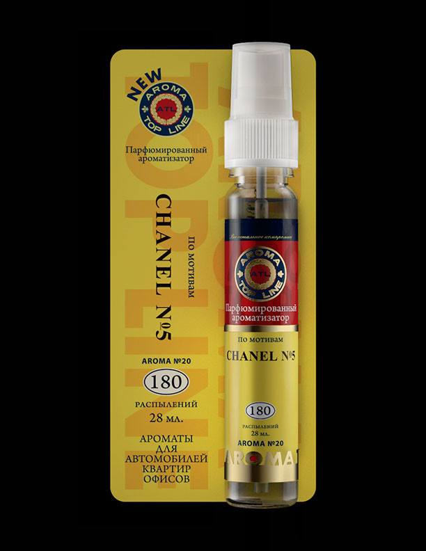 Осв.возд.  AROMA  Topline  Спрей Женская серия  №20  Chanel №5