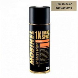 Mobihel Эмаль базовая металлик паннакота газ (520мл)