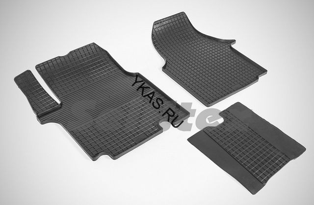 Коврики резиновые   Renault Traffic/Nissan Primastar/Opel Vivaro с 2001г.  СЕТКА