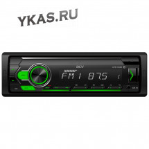 Автомагн.  ACV-934BG  (зеленый)  USB/SD/FM ресивер Bluetooth (со съемной панелькой)