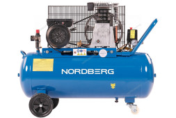 Компрессор поршневой с ременным приводом NORDBERG NCE100/480 (220В)