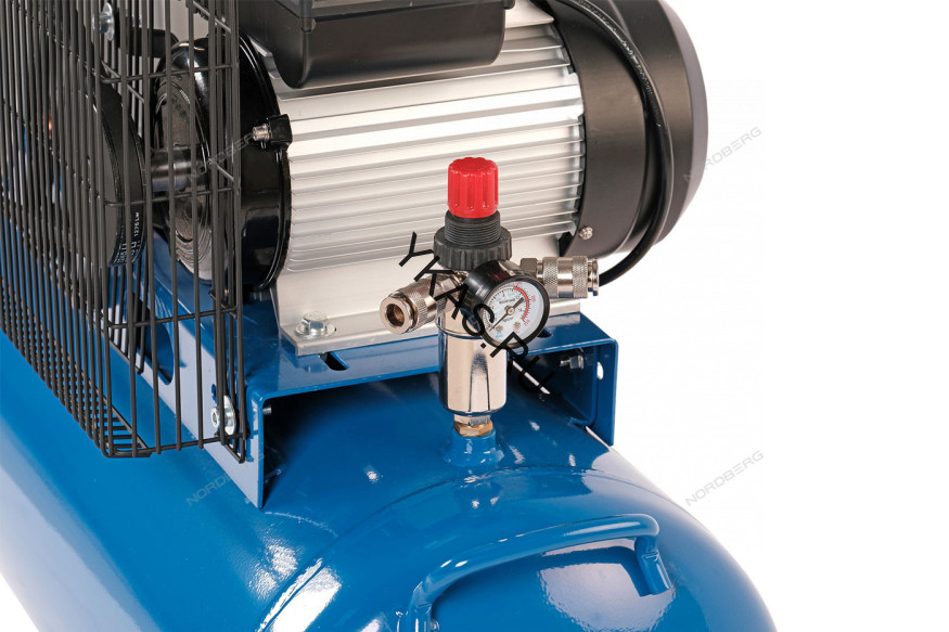 Компрессор поршневой с ременным приводом NORDBERG NCE100/480 (220В)