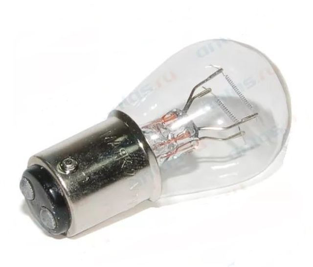 Лампа МАЯК 12V     А 12-21+5   P21/5W  BAY15d (уп. 10шт)