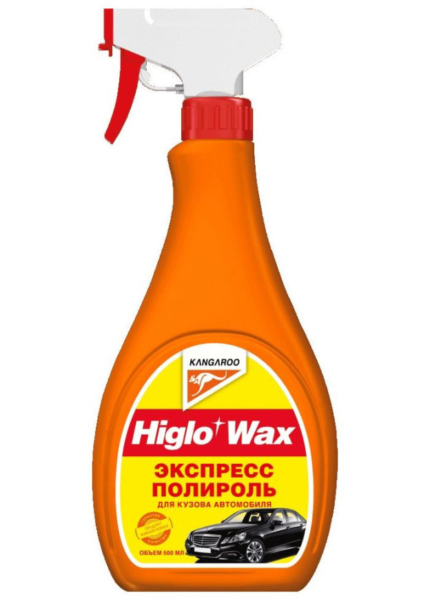 Kangaroo  Полироль для кузова "Экспресс-полироль" жидкий воск  500мл.
