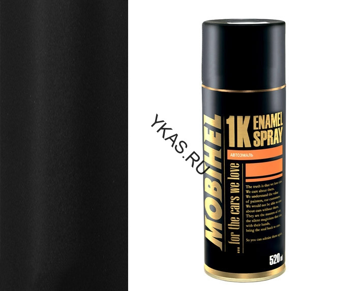 Mobihel  Краска с лаком черный матовый (520мл)